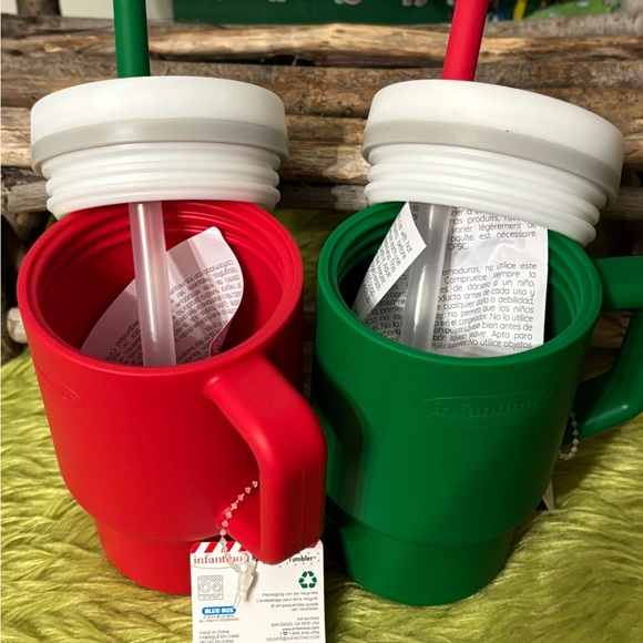 CHOOSE ONE!  NEW Infantino My 1st Grinch TODDLER 9oz. Tumbler  W/Straw - Picture 13 of 15